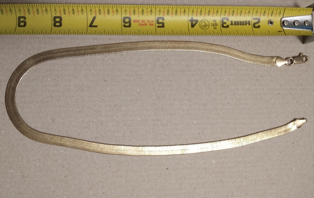 Gold necklace